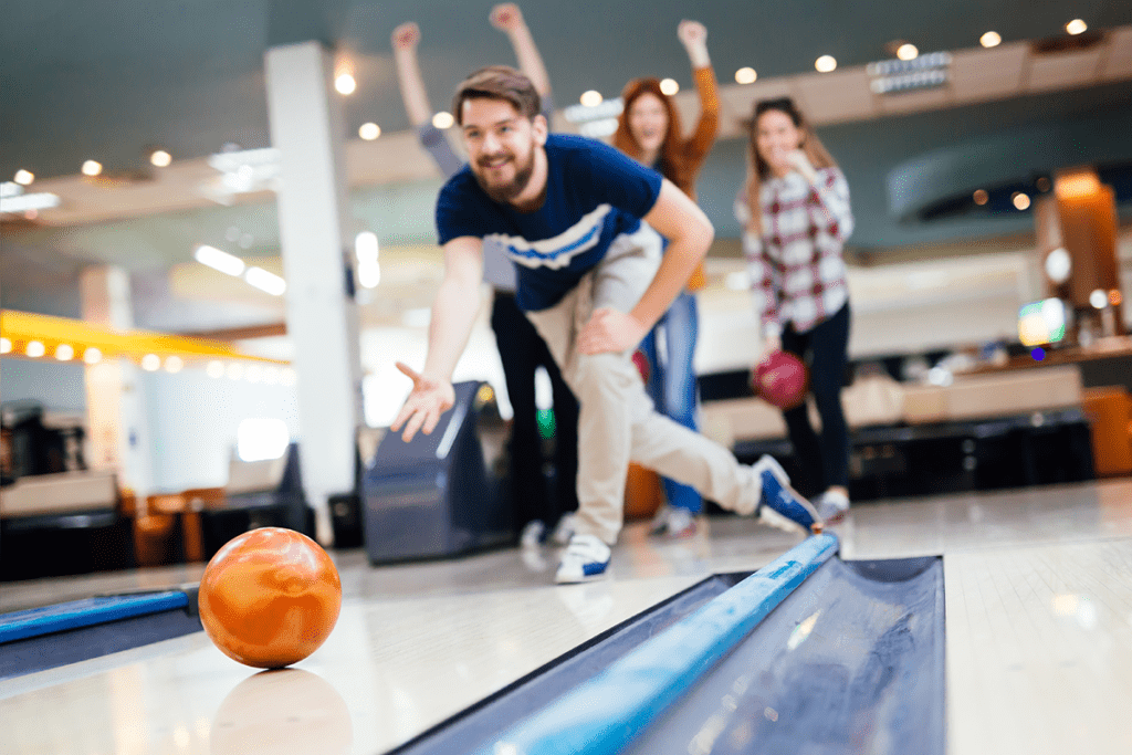 friends bowling, fun sober activities