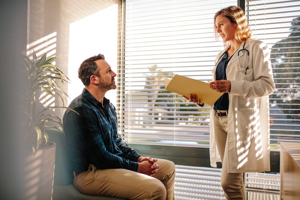 man asks doctor how can I stop drinking